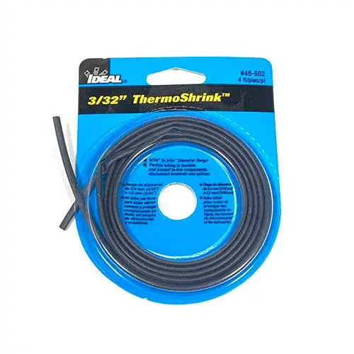 Ideal Industries 46-602 Heat Shrink Tubing Disk 4 feetL, Thermo-Shrink Thin-Wall, 14-12, AWG 3/32 inches ID