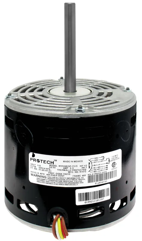 Ruud 51-102500-01 Protech 1/2 hp 120/1/60 Blower Motor