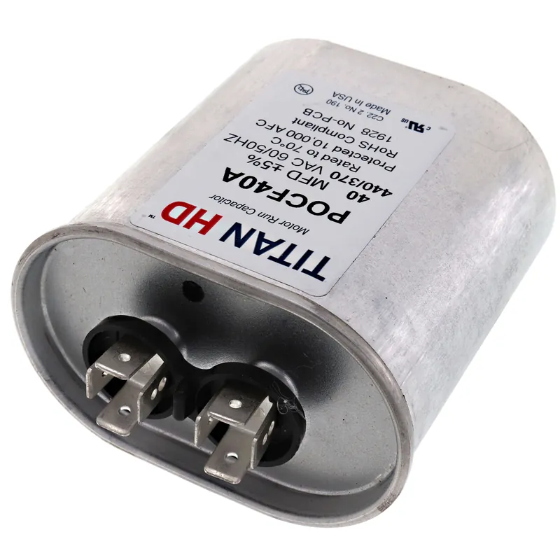 Titan Hd POCF40A 40 MFD Oval Motor Run Capacitor 440/370V REPLACEMENT 325P406H44C46N4X