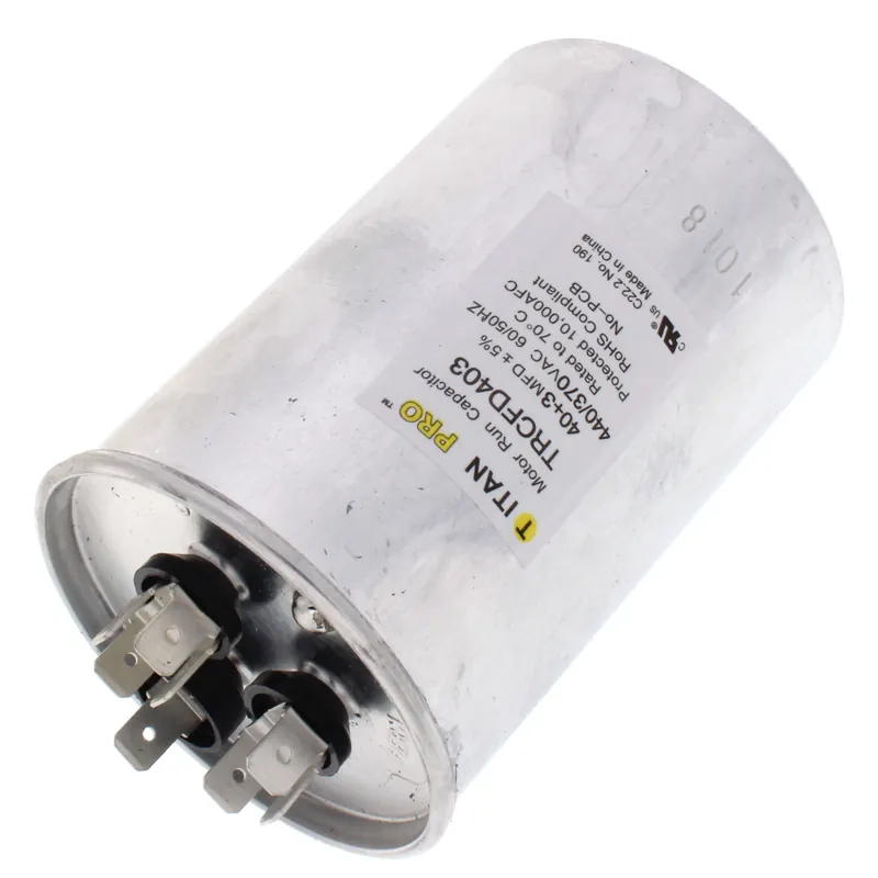 Titan Pro TRCFD403 Motor Dual Run Cap, 40/3 MFD, 370-440V