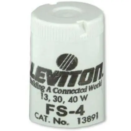 Leviton FS4 Fluorescent Starter 13/30/40W
