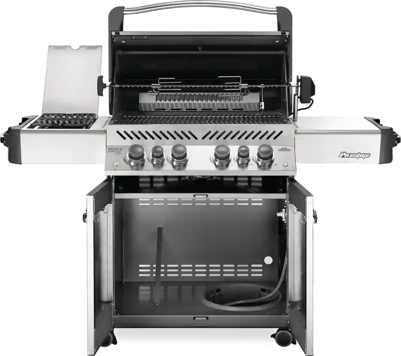 Napoleon Bbq P500RSIBNCH-3-AMB Prestige 500 RSIB Ambiance Special Edition BBQ with Infrared Side & Rear Burners