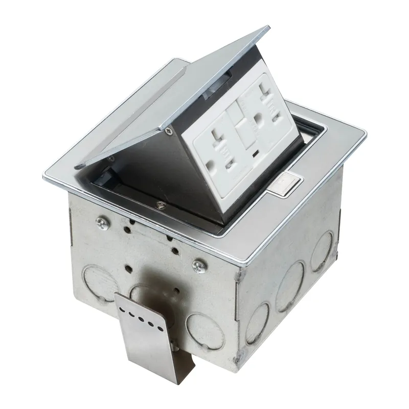 Arlington FLBT4400GSS Counter Top Box 20A TR Decorator GFCI Receptacle