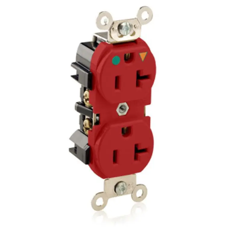 Leviton 8300IGR 20 Amp Isolated Ground Duplex Receptacle/Outlet, Hospital Grade
