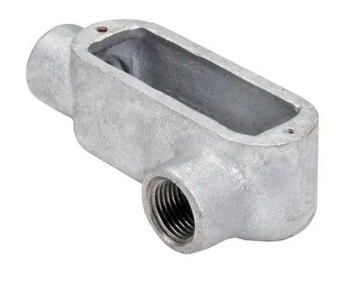 Tops LL10M Conduit Body Type LL 4 in Hub