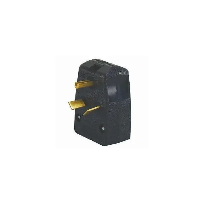 Leviton 287t dual power straight blade angle plug 30/50 a