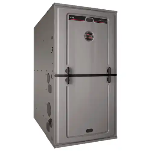 Ruud U98MV1155A24UPSGAP Endeavor Line Ultra Series U98MV Modulating Upflow Gas Furnace 115k BTUH 5 Ton 24-1/2 inches