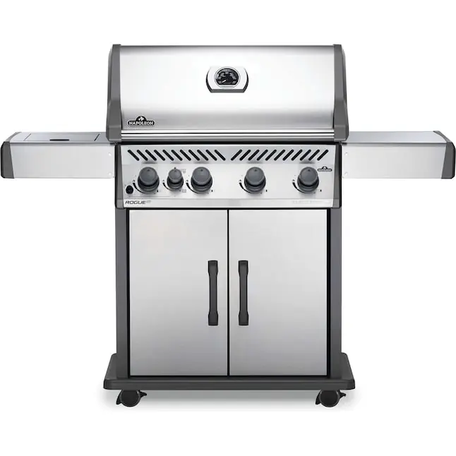 Napoleon Bbq RXT525SIBPSS-1 Rogue XT 525 Stainless steel 4-Burner Infrared Liquid Propane Gas Grill 1-Side Burner