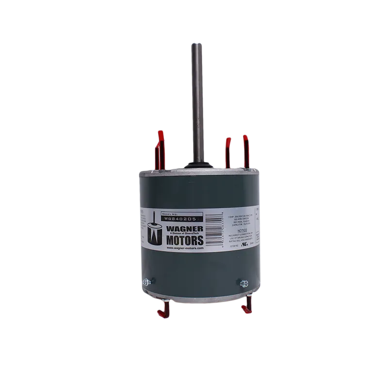 Wagner Motors WG840205 Condenser Fan Motor 1/3HP 825/1 RPM 208-230V 60C Ambient