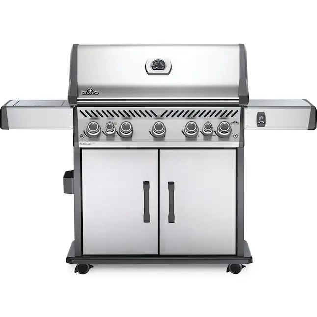 Napoleon RSE625RSIBNSS-1 Rogue SE 625 Stainless Steel 5-Burner Infrared Natural Gas Grill 1-Side Burner