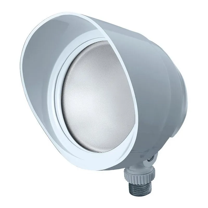Rab BULLET12W Bullet Floodlight Fixture With Hood, Lens, (1) LED Lamp, 13 W Fixture, 120/277 VAC