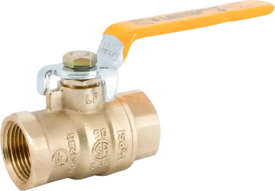 Legend Valve 101-063 Ball Valve 1/2 inches Full Port Thread Brass Gland Follower Design T-1002