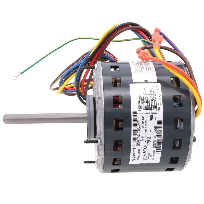 Genteq Motors 3586 5-1/2 inches 3 Speed Direct Drive Furnace Motor 1/3 HP (208-230V)
