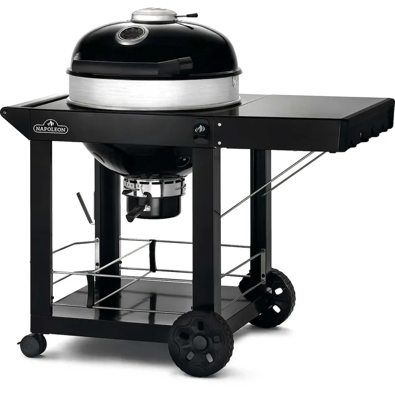 Napoleon PRO22K-CART-3 Professional 22 Charcoal Kettle Grill with Cart