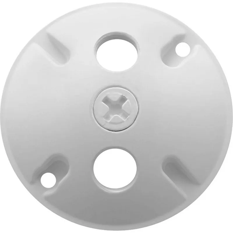 Rab C103W Die Cast Aluminum Weatherproof Round Cover 4-1/2 inches with 3 Holes