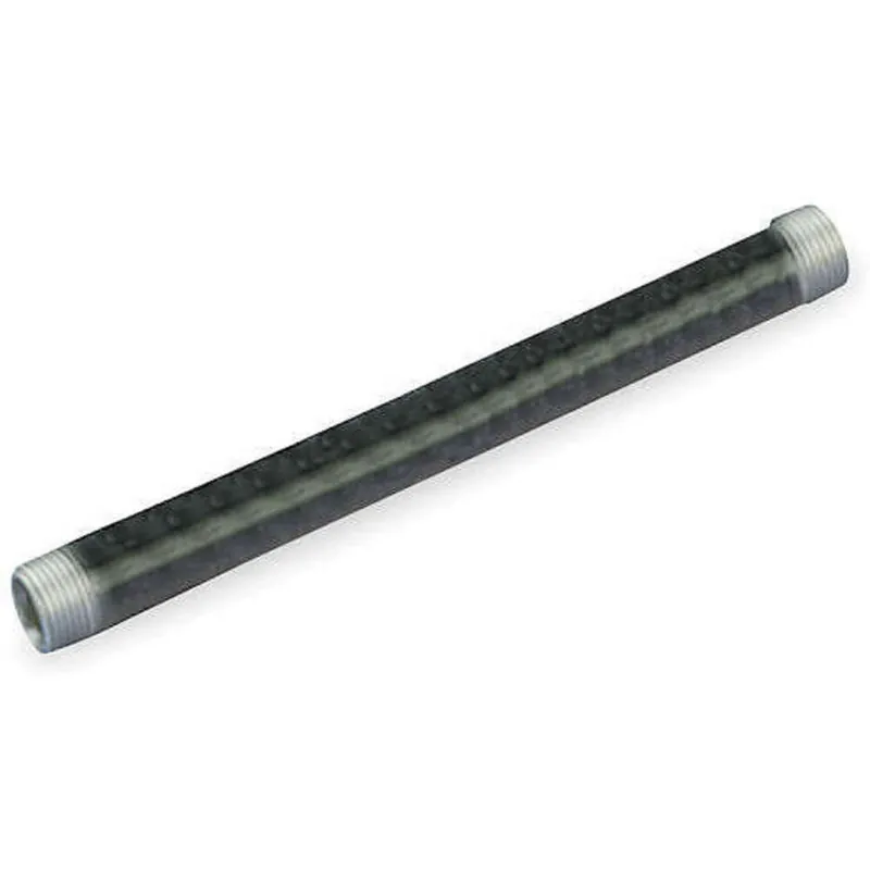 Mueller Industries 585-180 Pipe 1 x 18 Inch Threaded Black