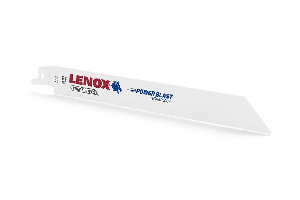 Lenox 824R 8 inches Bi-Metal Reciprocating Blade, 5-pack (Metal)