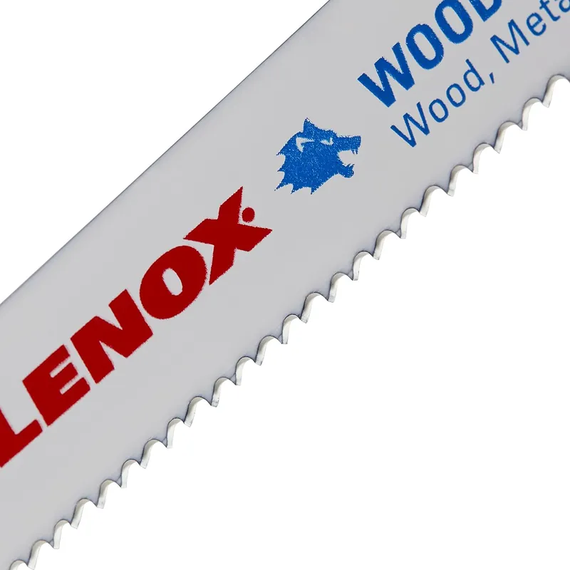 Lenox 610R 6 inches 10TPI Wood Cutting Reciprocating Saw Blade - 5 Pack