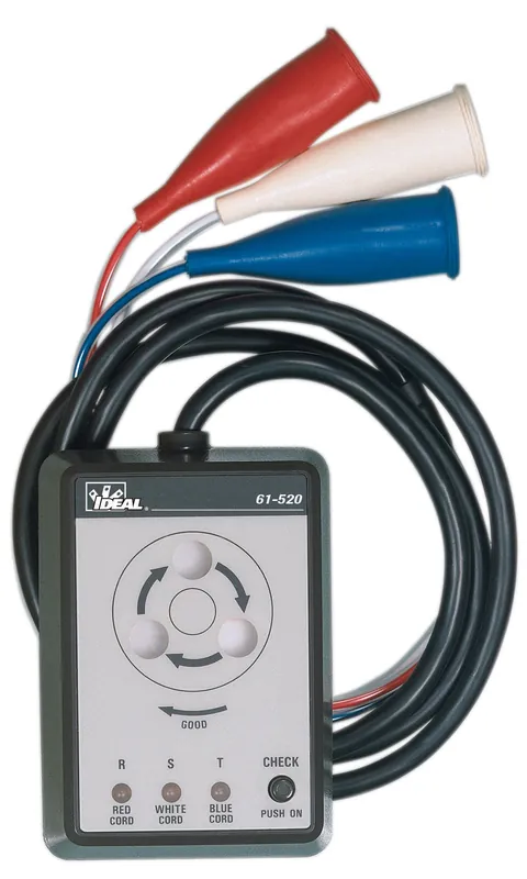 Ideal Industries 61-520 Motor Rotation Tester, 3 Phase