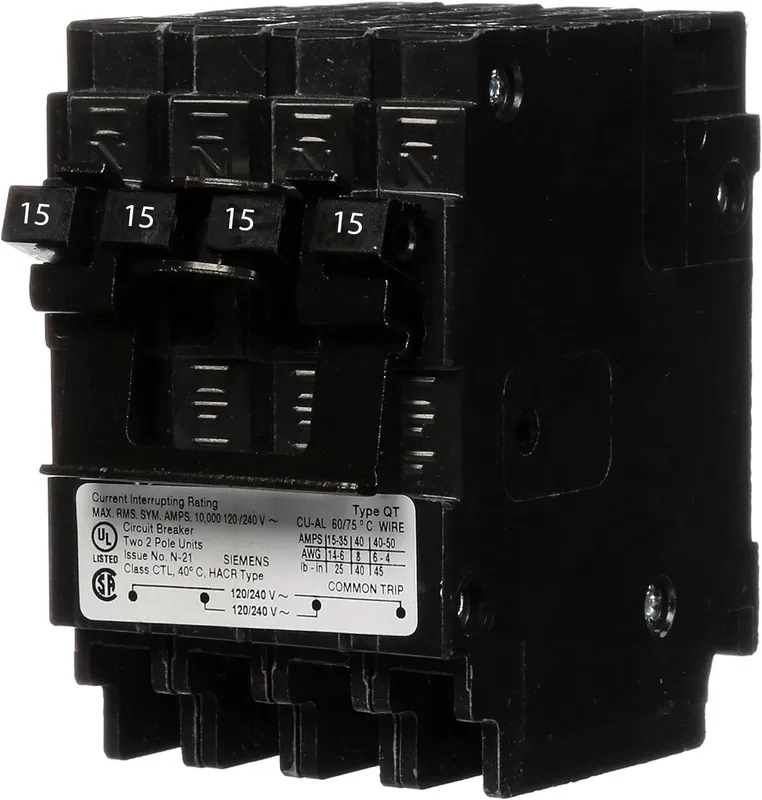 Ite Q21515CT quad circuit breaker 15 amp