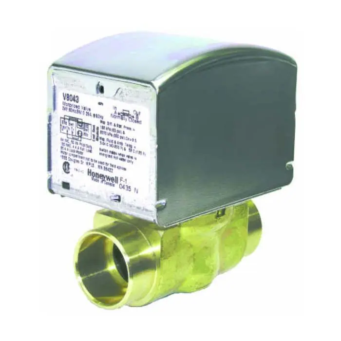 Honeywell V8043E5020/U Zone Valve, 2 Way, 1 in., 3.5 Cv