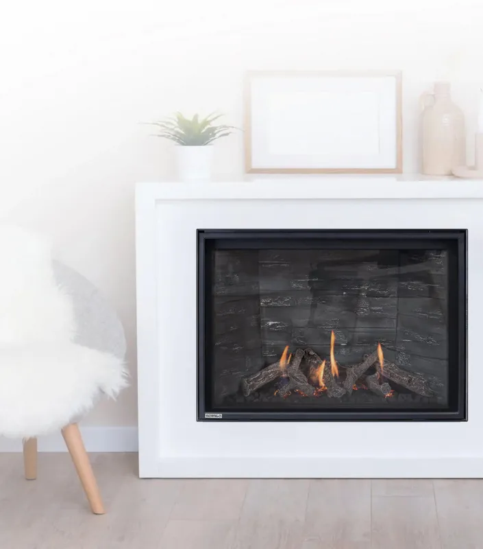 Montigo DRSQ38NI-2 DelRay Full-Load 38 Square Direct-Vent Gas Fireplace