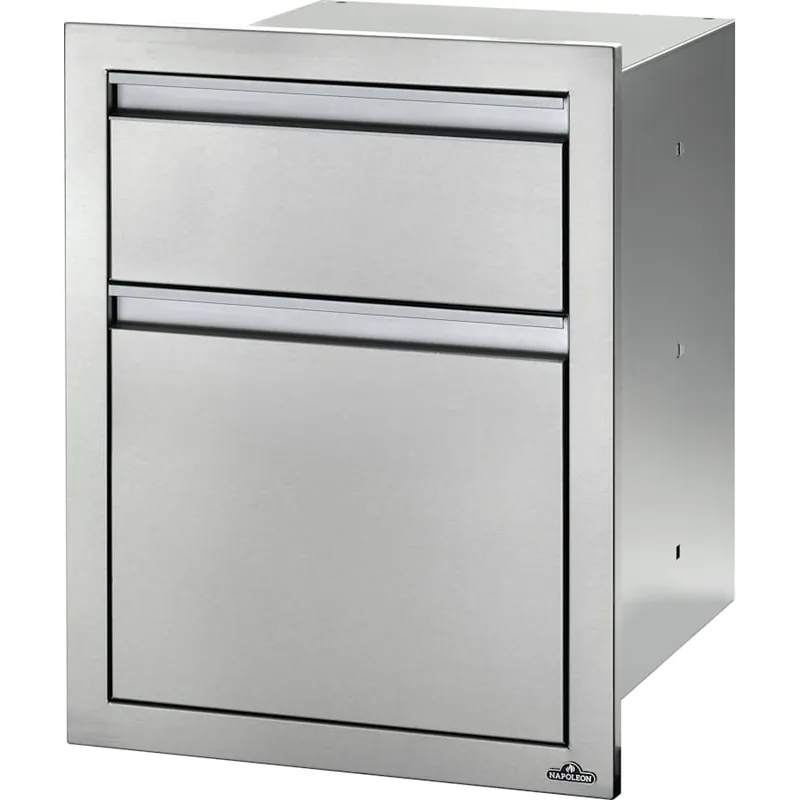 Napoleon Bbq BI-1824-1W 18 x 24 inch Double Drawer: Waste Bin