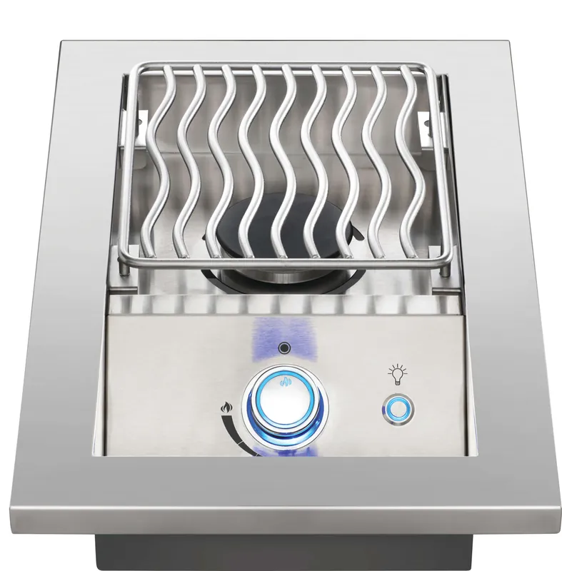 Napoleon Bbq BIB10RTPSS Built-in 700 Series Single Range Top Burner with Stainless Steel Cover 10000 BTU