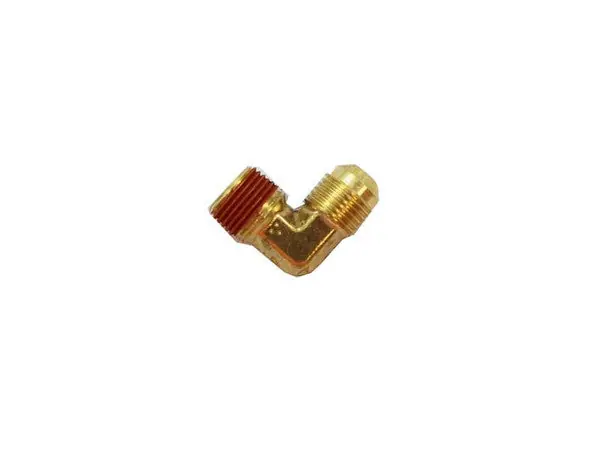 Heat & Glo SRV4021-045 Brass Connector 3/8 Flare x 3/8 NPT Male Elbow REPLACEMENT 4021-045