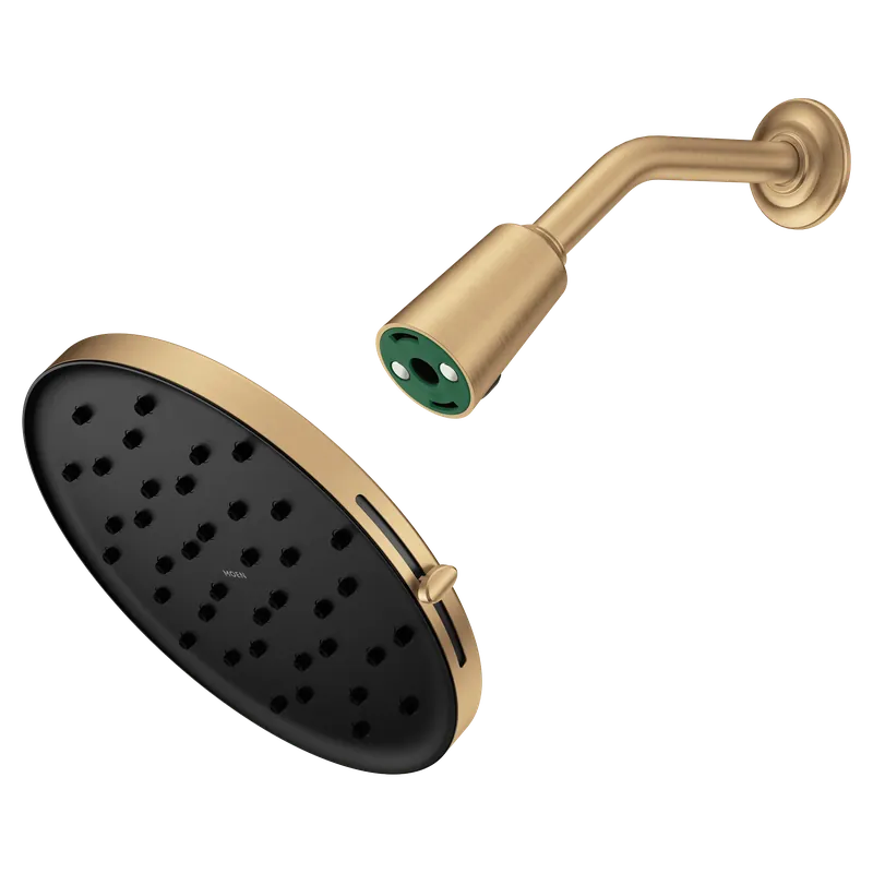 Moen 220R3EPBZG Verso Bronzed Gold Infinite 9 inches Diameter Spray Head Rainshower