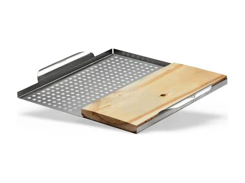 Napoleon Bbq 70026 Stainless Steel Multi-functional Topper with Cedar Plank