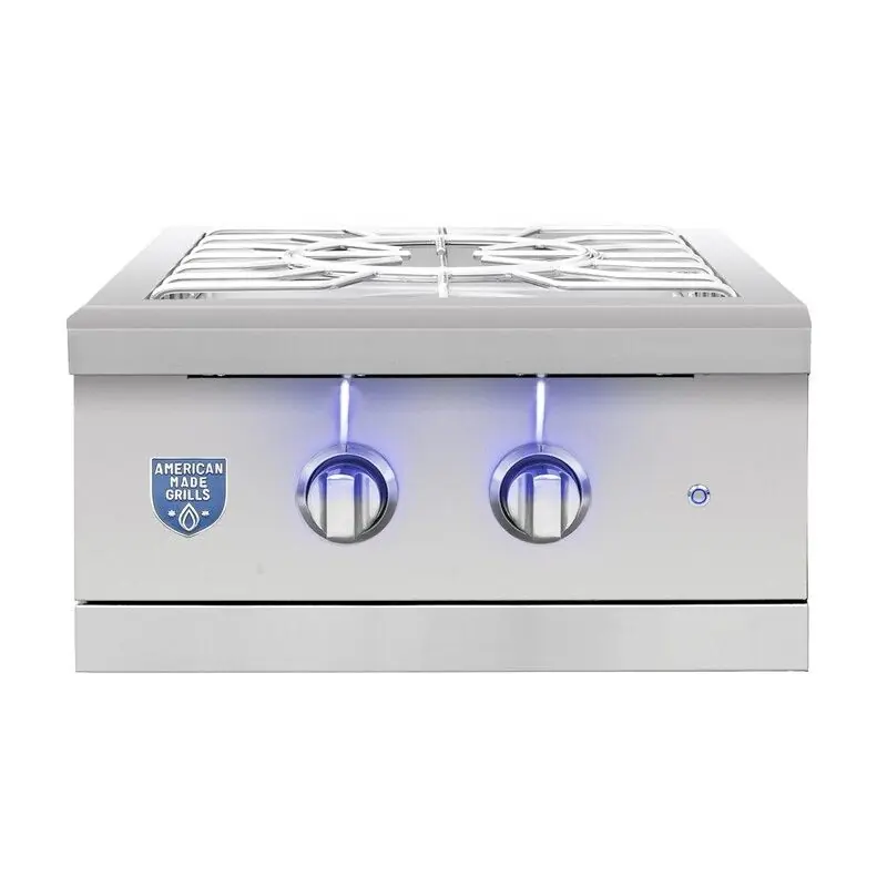 American Made Grill ATSPB2-LP Atlas Built-In Power Burner Propane