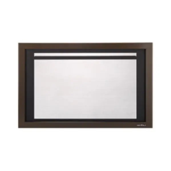 Heat & Glo FS-MI25-BK Firescreen 25 inches Screen Front - Black