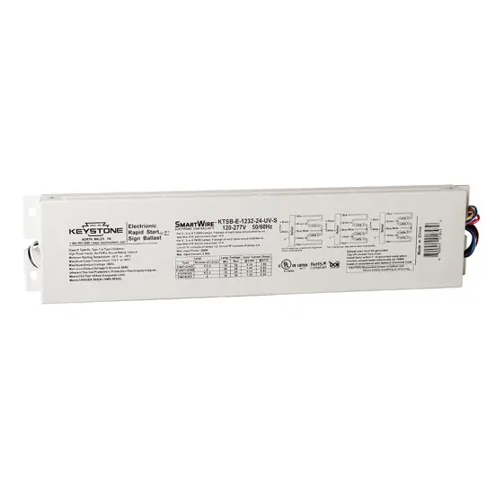 Keystone KTSB-E-1232-24-UV-S Electronic Sign Ballast 2-4 Lamps