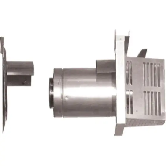 Heat & Glo DVP-TRAPK1 DVP Horizontal Cap with Short Flue, Slip and Heat Shield DVP-TRAP1