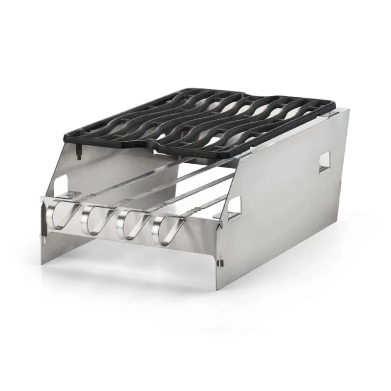 Napoleon Bbq 71301 Side Burner Windshield - Large with Skewer Rack