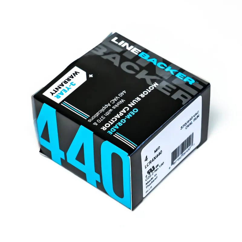 Supco LCR4X440 Capacitor Oval Run 4 uf 370/440 Volts
