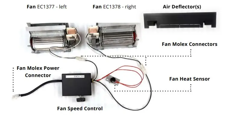 Montigo DRFK2 DelRay Fan Kit