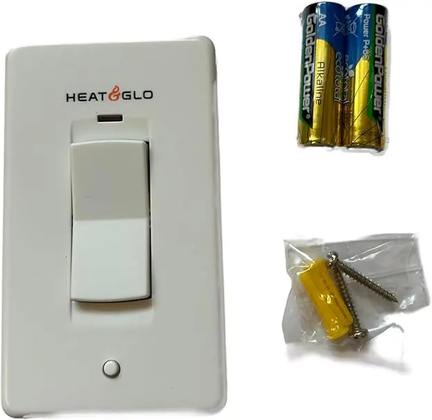Heat & Glo SRV2326-100 RC150 Wall Switch Assembly