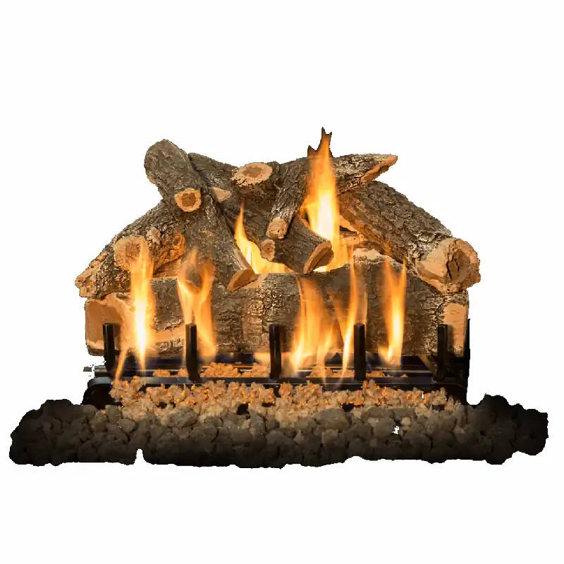 Grand Canyon AWO24LOGS Arizona Weathered Oak 24 inches 7 Piece Gas Log Set