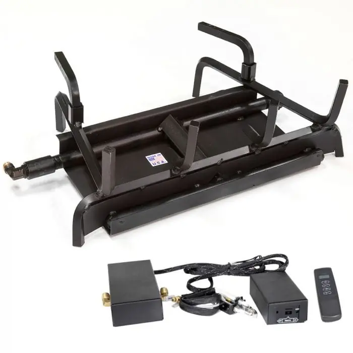 Grand Canyon 2BRN-21-LP-MVKEI-GCRK 2 Burner System with Battery Electronic and Remote System 21-Inch
