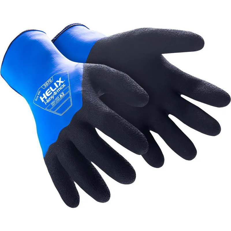 Hexarmor 3070-XXL (11) 2x Helix 18 Gauge High Performance Polyethylene And Latex Cut Resistant Gloves With Latex Coated Full Coat