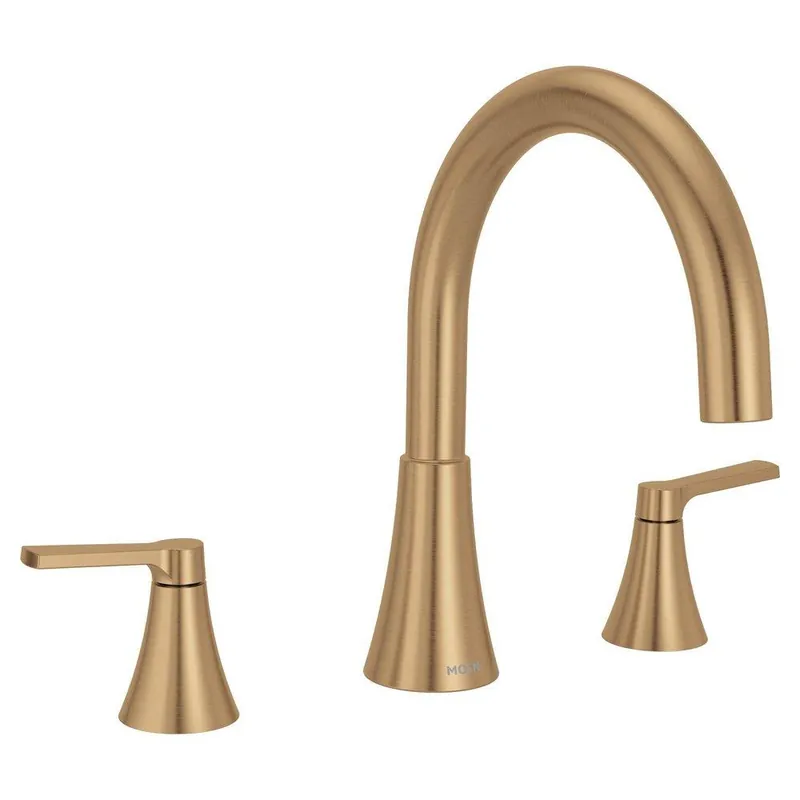 Moen T430BZG Jase Deck Mounted Roman Tub Filler