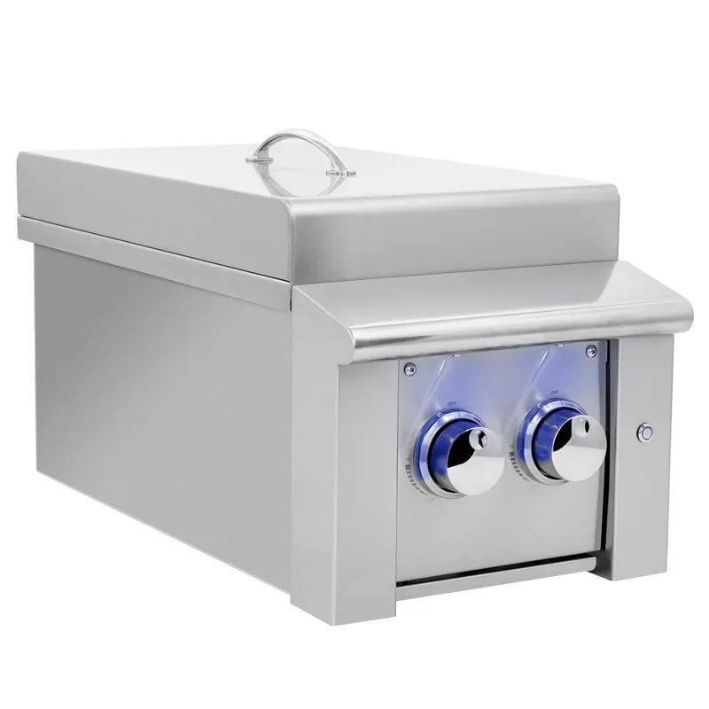 American Made Grill ALTSB2-LP Alturi Built-In Gas Double Side Burner 35,000 BTU