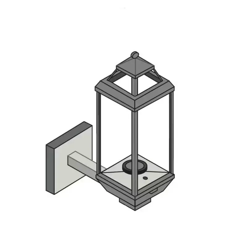 Fire Garden 94800831 Tempest Lantern Wall Mount Assembly