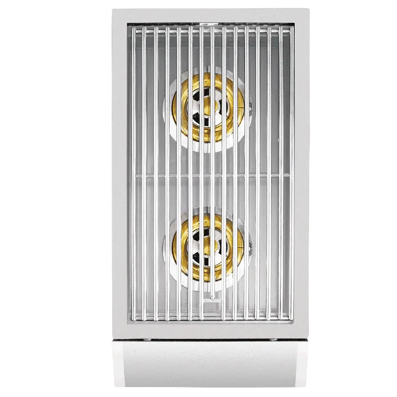 American Made Grill ATSSB2-NG Atlas Double Side Burner Natural Gas