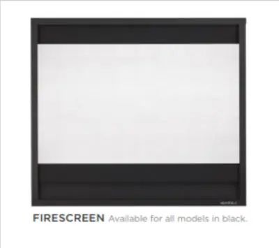 Heat & Glo FS-3-BK Firescreen Inside Fit Front, Black