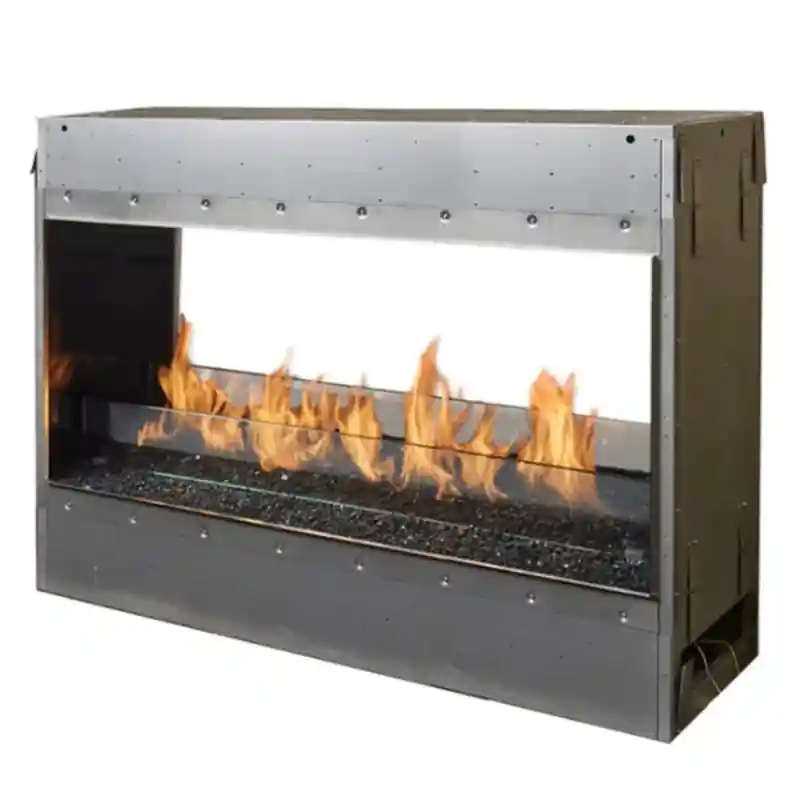 Fire Garden 94900306 6424 Linear Outdoor Gas Fireplace - 64 inches See-Thru
