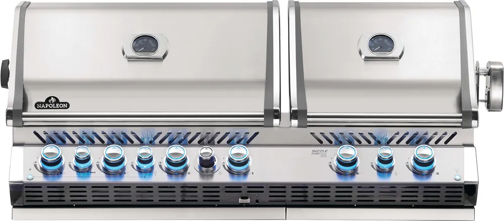 Napoleon Bbq BIPRO825RBIPSS-3 Built-in Prestige PRO 825 RBI with Infrared Bottom and Rear Burners