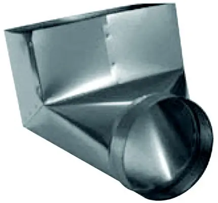 Cody 23641056 10 inches x 4 inches x 5 inches 90° Register Boot with 6 inches Extension